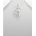thumbnail image 2 of Jewelry Trends Sterling Silver Lucky Four Leaf Clover Shamrock Pendant with 18 Inch Chain Necklace St. Patricks Day Jewelry, 2 of 4