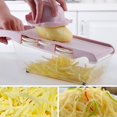 thumbnail image 3 of Bearachild Mandoline Slicer Cortador de verduras Patata Cebolla Zanahoria Rallador Picador Cocina y Comedor rosado Bearachild JJ18675-02, 3 of 6