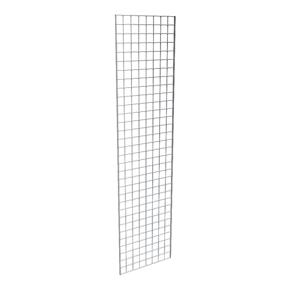 2/' x 6/' Chrome Pack of 3 Only Hangers Commercial Grid Panels