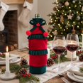 thumbnail image 6 of Clearance Under $1.59 Reusable Christmas Wine Bottle Sleeve Decoration Holiday Cover For Home Red 11.81*5.51 In, 6 of 6