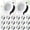 White-4 Inch-18, variant on Round Exhaust Vent White 4 Inch 8 Count For Home Bathroom Office Kitchen