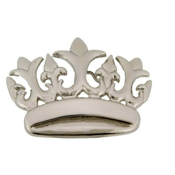 Crown Belt Buckle Royal Rock Rebel Silver Metal Big Men Women New Tattoo Design