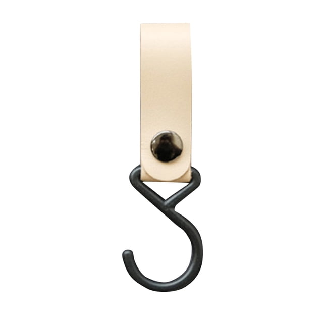 Agiferg Outdoor Camping Leather Hook S Type Kitchenware Finishing Hook