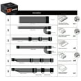 thumbnail image 2 of ARESGAME 750W Power Supply, 80+ Bronze Certified Semi-modular ATX PSU (AGW750, Semi-modular), 2 of 7