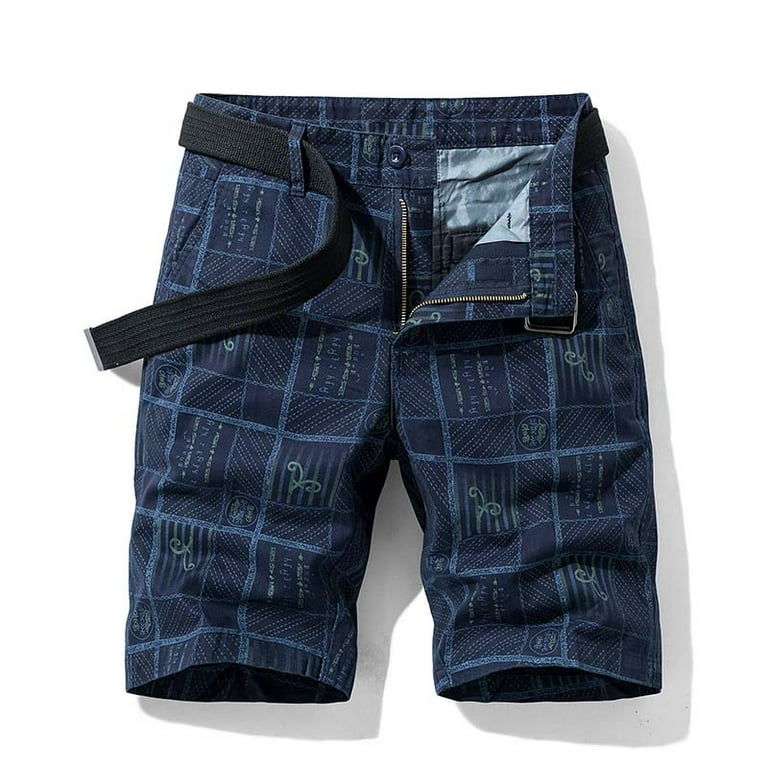 Plaid shop running shorts