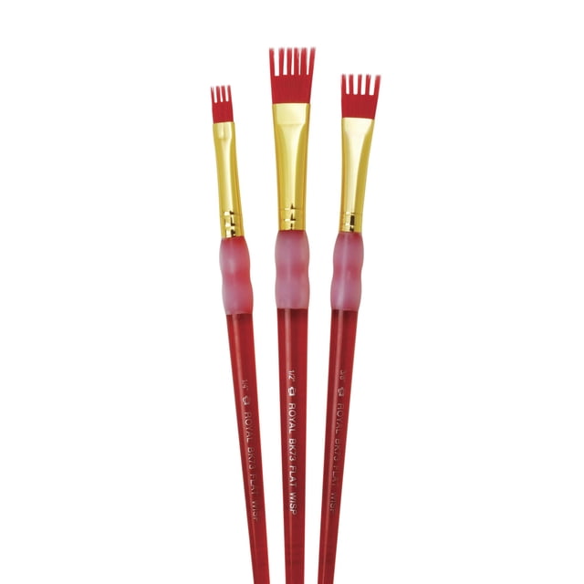 Juego de pinceles Royal Brush Big Kids Choice Acrylic (paquete de 3)