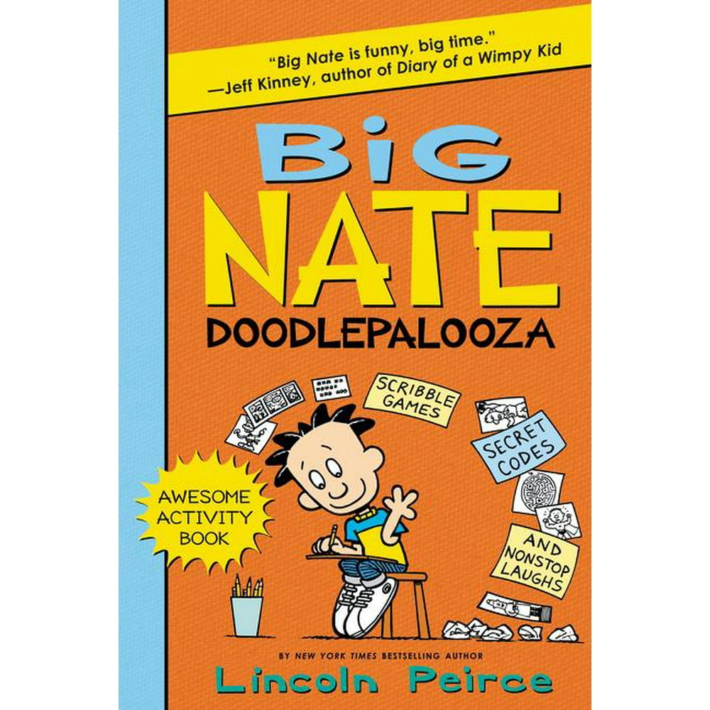 Big Nate Activity Book, 3 Big Nate Doodlepalooza (Paperback) Walmart