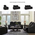 thumbnail image 5 of Signature Design by Ashley Caveman Den Black Power Reclining Sofa, 5 of 10