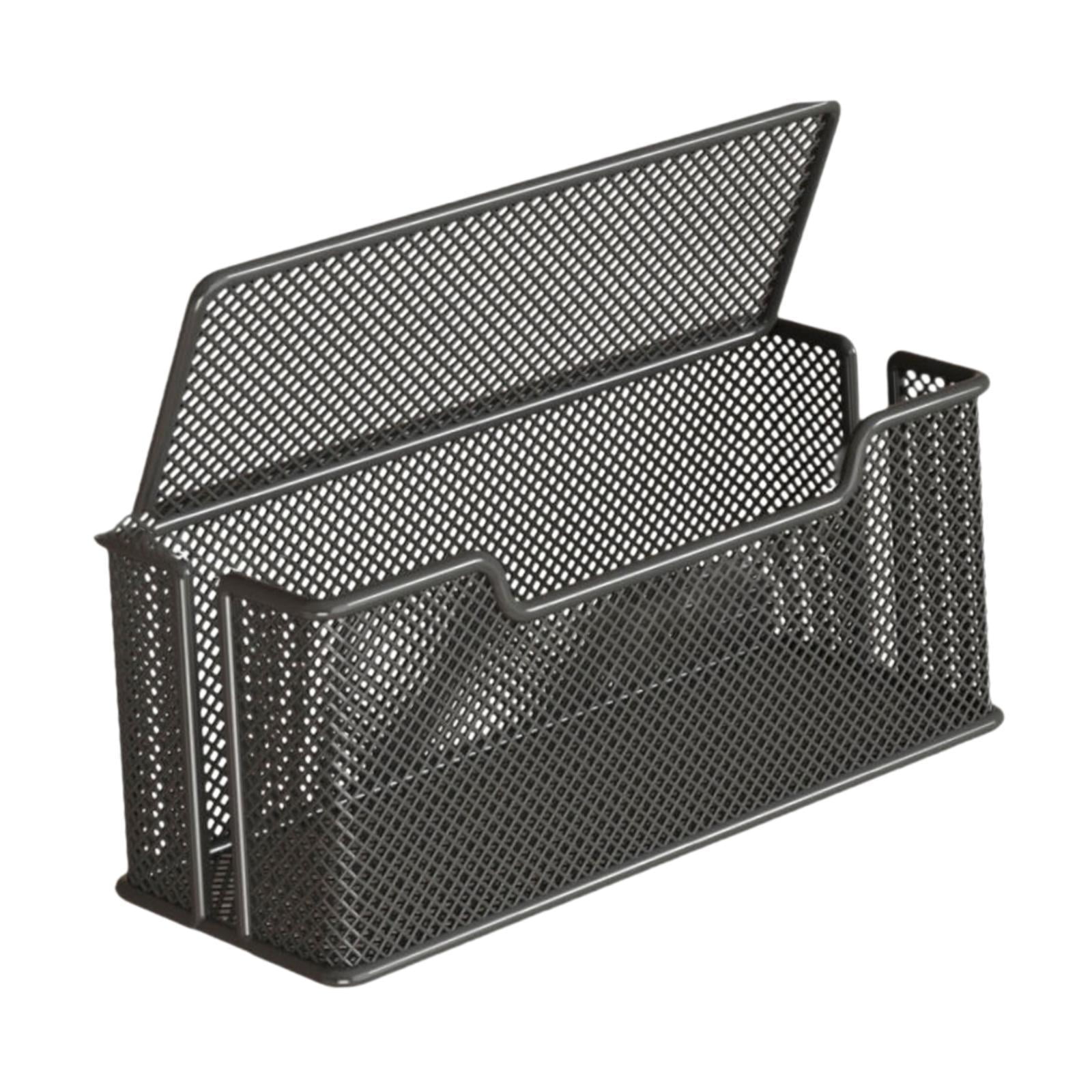 Fancyes Cable Management Box Cord Storage Multifunction Large Capacity with Lid Cable Organizer Holder for Desktop Messy Cables , Black