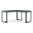 thumbnail image 1 of Furniture of America Fendry L-Desk with USB Plug, Antique Blue, 1 of 6
