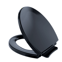 TOTO® SoftClose® Non Slamming, Slow Close Round Toilet Seat and Lid, Ebony - SS113#51