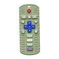 thumbnail image 4 of teething chew toys,tv remote control silicone toddlers teething toys,baby teething Early Educational,newborn teething chew toy montessori,infants montessori sensory green CUTICAT juguetes para masticar la dentición, 4 of 8