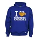 thumbnail image 1 of Sudadera Capucha Yo Amo La Cerveza I Love Beer Borrachos, 1 of 2