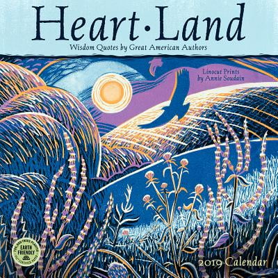 Heart-Land-2019-Wall-Calendar-Wisdom-Quotes-by-Great-American-Authors