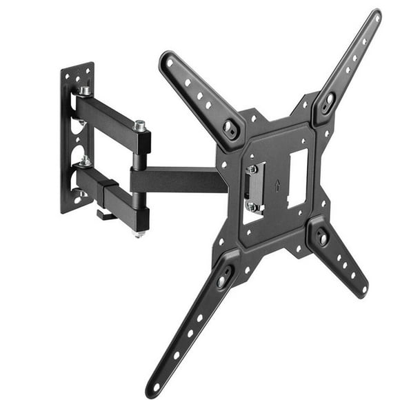 TV Wall Mount for 23-55 inch Flat TV Monitors, Full Motion Wall Mount Corner Bracket with Articulating Arm, Swivel & Tilt Extension for Max VESA 400x400mm TVS up to 66lbs
