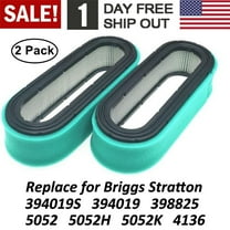 394019 5052K Air Filter Cartridge with 272490 Pre Filter Replace for Briggs Stratton 394019S 398825 4136 5052 5052H Craftsman 24150 John Deere AM38990 Lesco 050380 Fits 400700-422700