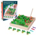 thumbnail image 4 of Juego De Gusanos De Captura De Madera Juguetes Juego De Zanahoria Vegetal Magnético 3D Juguetes Educativos Para La Primera Infancia sonducket FN006084-00, 4 of 6