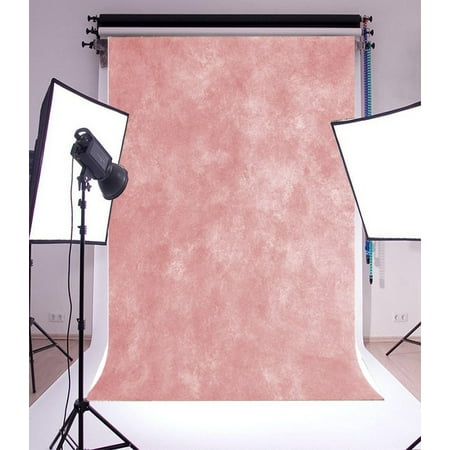 Portrait Studio 2 Light GreenDecor Polyster 5x7ft Backdrop Photography Background shabby old vintage Soft Light Pink Theme Solid Color Backdorp Persoanl Portraits, Photo Studio Props ()