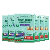 Beech-Nut Fruti Bites Toddler Snack with Hidden Veggies, Fruit Snack Variety Pack, 72 Pack