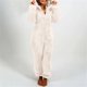 thumbnail image 4 of Pijama cálido de lana esponjosa para mujer, ropa de dormir, conjunto de capucha, talla grande, mono cálido para adultos, Invierno, 4 of 4
