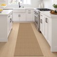 thumbnail image 3 of Glattice Runner Rug 2x6 Boho Washable Runner for Hallway Cotton Rubber Backed Kitchen Runner Braided Indoor Floor Carpet Runners for Entryway/Hallway/Kitchen/Bedroom, Orange/Tan/Brown, 3 of 9