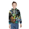 thumbnail image 4 of Scooby Doo Hooded Hoodies for Girls Boys, Kids Pullover Hooded with Pocket, Casual 3D Print Long Sleeve Sweatshirt Hoodies, 4 of 6