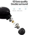 thumbnail image 4 of 2X Auriculares Deportivos Inalámbricos Bluetooth de un Solo Oído con Micrófono Auriculares Internos Manos, 4 of 6