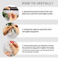 thumbnail image 5 of Curtain Lights 200 LED Window Curtain String Lights with Remote, USB Battery Powered Twinkle Globe Fairy Lights for Wedding Party (Multi-Colored), 5 of 5