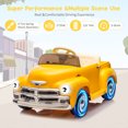 thumbnail image 4 of EastVita 12V Ride on Car for Kids Ages 3-5, Battery Powered Ride-on Toys W/Parent Remote, Music Player, 4 Wheel Cushion, Kids Electric Cars with 2 Speed, Dual Doors, Front & Rear Headlights yellow, 4 of 8