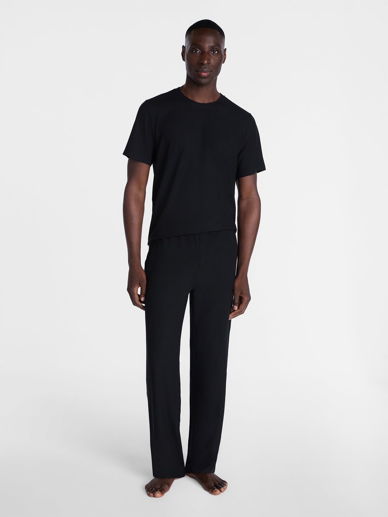 George Men's Waffle Knit Sleep Pants, Sizes XS-3XL