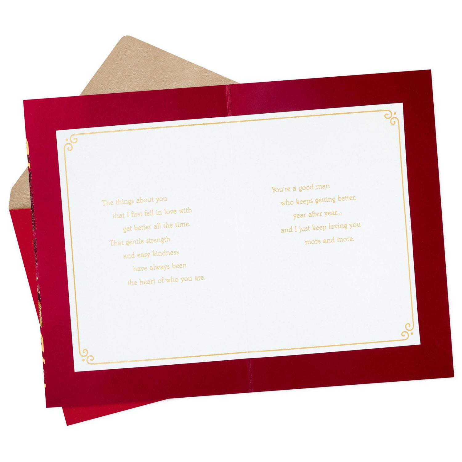 Hallmark Valentines Day Card for Husband (Paisley)