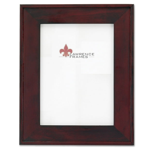 Dark Walnut Flat Wood 8x10 Picture Frame - Walmart.com - Walmart.com