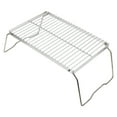 thumbnail image 1 of Parrilla de barbacoa plegable de acero inoxidable, parrilla de camping portátil y resistente, 1 of 6