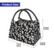thumbnail image 2 of Fotbe Daisies Flowers Bolsa Térmica Portátil con Estampado, Bolsa de Entrega de Alimentos Aislada, Bolsa Reutilizable de Gran Capacidad para Comidas y Supermercado, 2 of 6