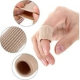 thumbnail image 6 of Casewin Cuttable Toe Tubes Sleeves 5 Pack, Made of Elastic Fabric Lined with Silicone Gel. Toe Sleeve Protectors Relief Toe Pressure Pain, Corn and Calluses Remover, 6 of 7