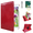 Red Crocodile, variant on For iPad 10.9 inch 10th Generation 2022 For ipad Air 4th / 5th Gen 10.9 inch 360° Rotating Flip Stand Leather Case