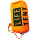 thumbnail image 4 of Tienda de Emergencia, Manta de Supervivencia para Exteriores, Manta de Supervivencia, Manta Aislante, Tienda de Campaña Sencilla, Tienda de Campaña Naranja + Bolsa con Silbato, 4 of 5