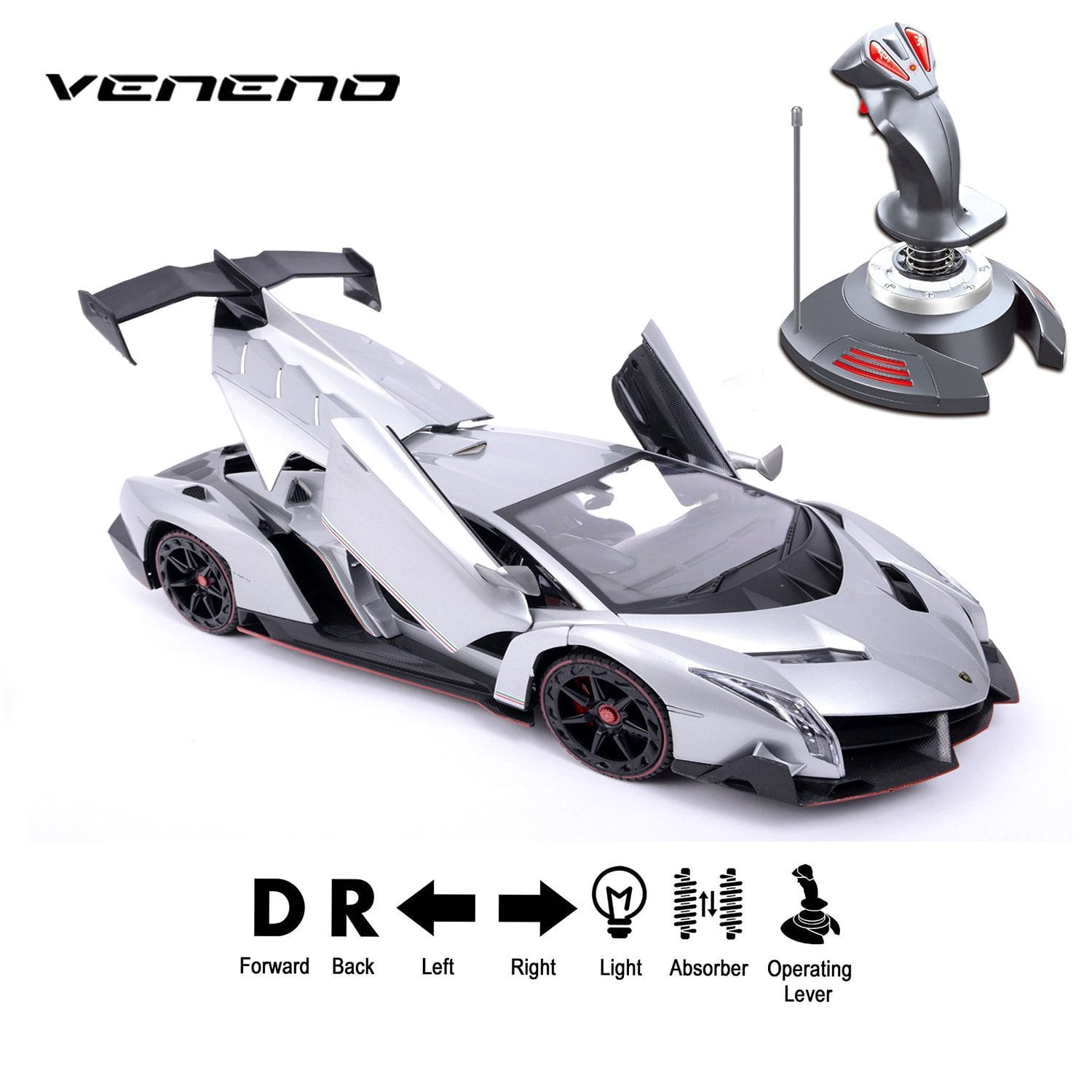 FMT Lamborghini Veneno 1/14 Scale, Gravity Sensor Radio