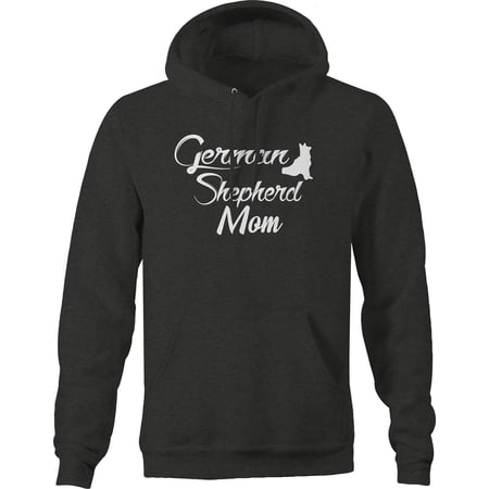 German Shepard Mom Pet Dog Puppy Parent Animal Graphic Hoodies Xlarge Dark Grey
