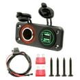 thumbnail image 4 of Enchufe Zulema 5V 4.8A Toma de Corriente USB Dual para Coche Panel Adaptador, 4 of 8