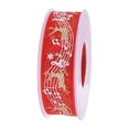thumbnail image 1 of Christmas Ribbon DIY Crafts Cute Multipurpose Gift Ribbon 20m Christmas Pattern Red, 1 of 9