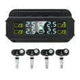 thumbnail image 1 of Amdohai Système de Surveillance de la Pression des Pneus, Alimentation Solaire Sans Fil TPMS avec 5 Modes d'Alarme, Écran LCD Rétroéclairé Automatique, 4 Capteurs 0-67 PSI, 1 of 8