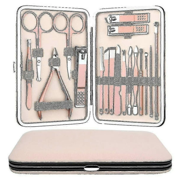 Nail Clippers Sets Pedicure Kit - Stainless Steel Nail Cutter Nail File Sharp Nail Scissors And Clipper Manicure Pedicure Kit With Portable Sty