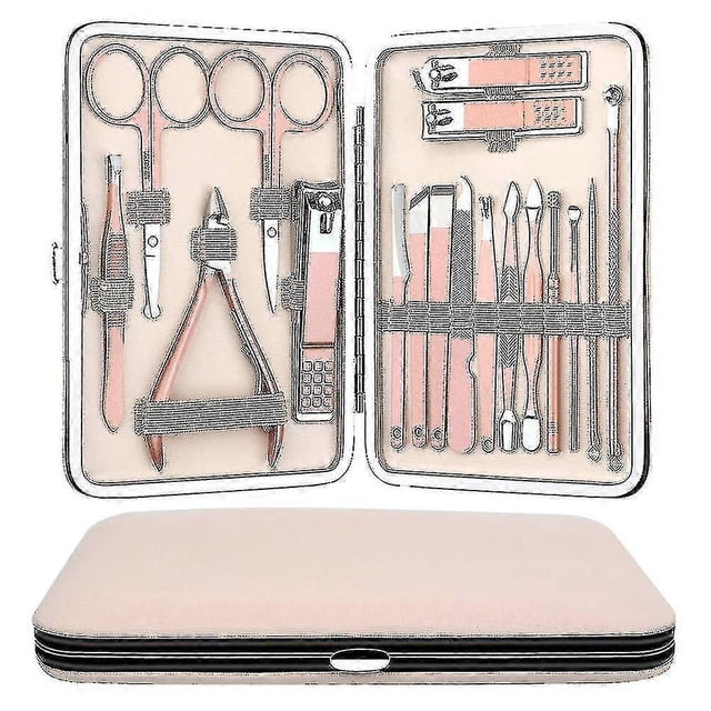 Nail Clippers Sets Pedicure Kit - Stainless Steel Nail Cutter Nail File Sharp Nail Scissors And Clipper Manicure Pedicure Kit With Portable Sty