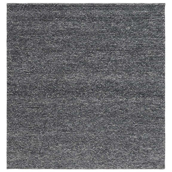 SAFAVIEH Natura Feride Geometric Area Rug, Dark Grey, 6' x 6' Square