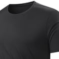 thumbnail image 4 of Men's Big & Tall Ice Silk Short Sleeve T-Shirts Quick Dry Athletic Tee Crew Neck, Basic Moisture Wicking Workout Performance Tops Summer Cooling Breathable Shirt, 4 of 5
