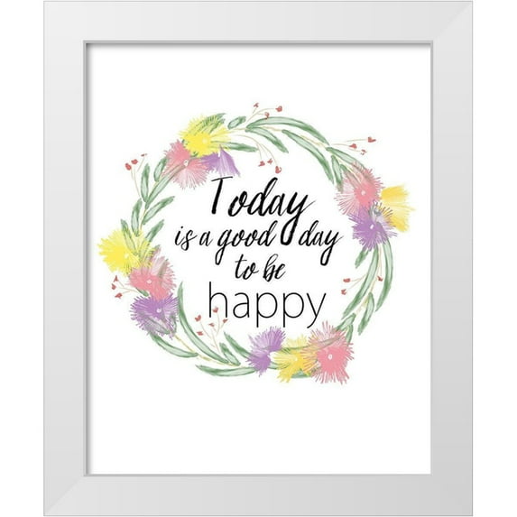 Murdock, Ramona 15x18 White Modern Wood Framed Museum Art Print Titled - Today is a Good Day