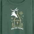thumbnail image 3 of The Nightmare Before Christmas - Ho Ho Howl - Women's Lightweight French Terry Long Sleeve Shirt, 3 of 5