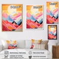thumbnail image 4 of Designart "Realm Of Sunrise Among The Mountains II" Landscape Mountains Floater Framed Canvas Wall Art, 4 of 5