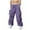 Purple, variant on Leesechin Men's Baggy Cargo Pants Trendy Casual Parachute Pant Loose Fit Harem Joggers with Pockets for Streetwear